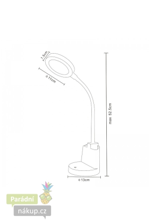 Stolní lampa 7W TL1602N s dotykovým spínačem