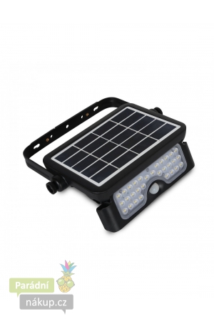 LED reflektor SL360 se solárním nabíjením, detektor pohybu