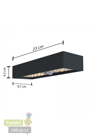 LED solární světlo SL247 se senzorem